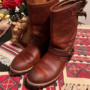 Double H ladies harness boots 8.5, All leather, made in the USA 🇺🇸